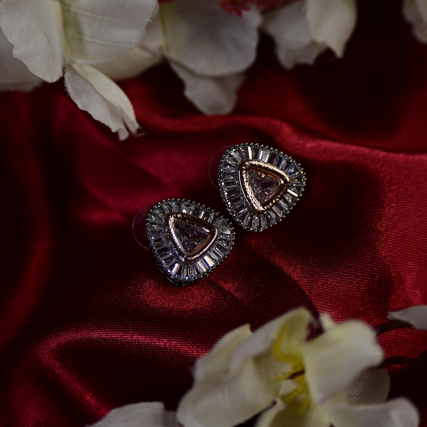 Vedika AD Earrings Combo Set