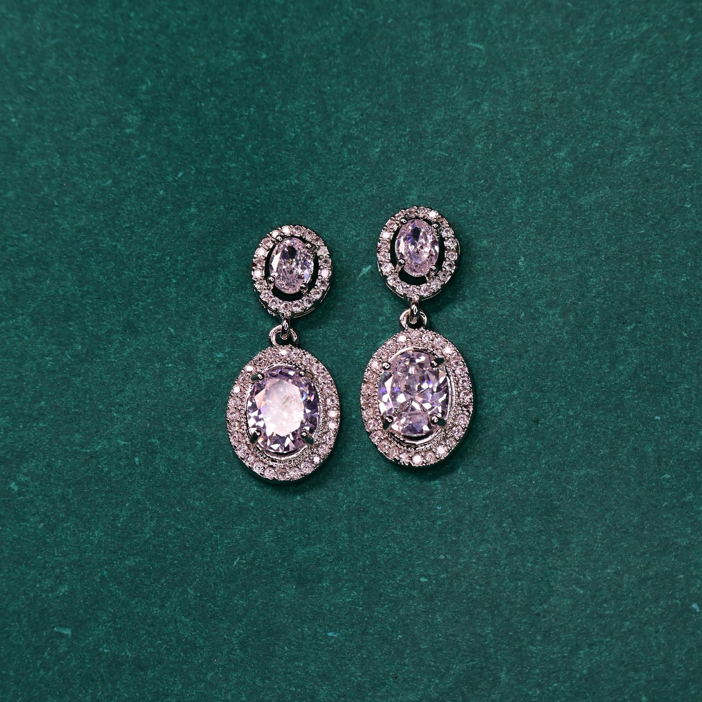 Vedika AD Earrings Combo Set