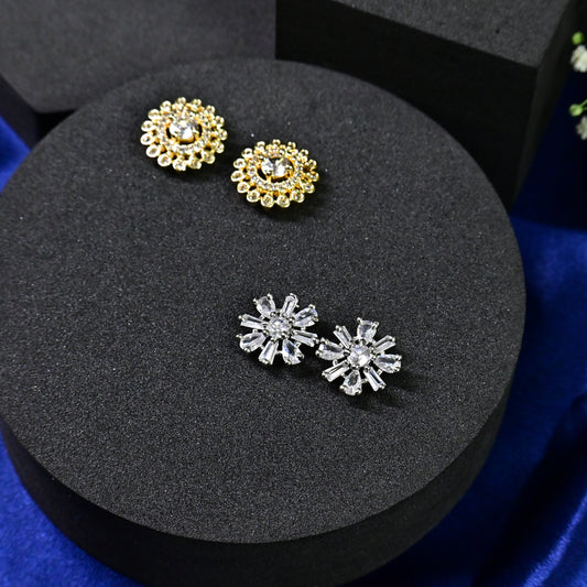 Vedika AD Earrings Combo Set