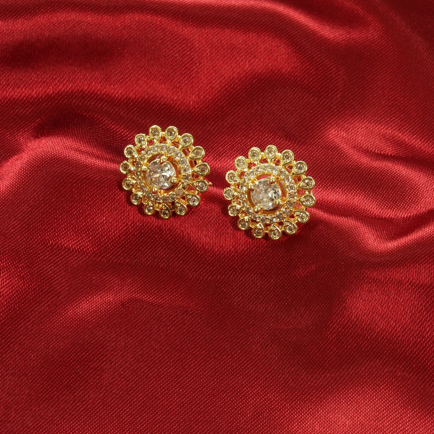 Vedika AD Earrings Combo Set